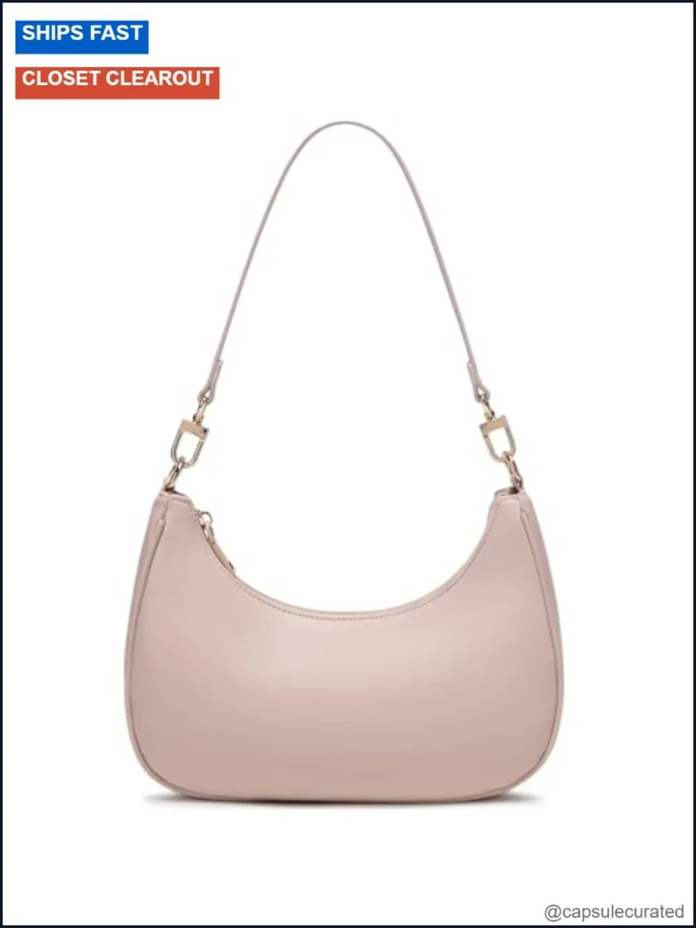 Women's Hobo Bag PU Leather Shoulder Purse Lightweight Zipper Cute Handbag
